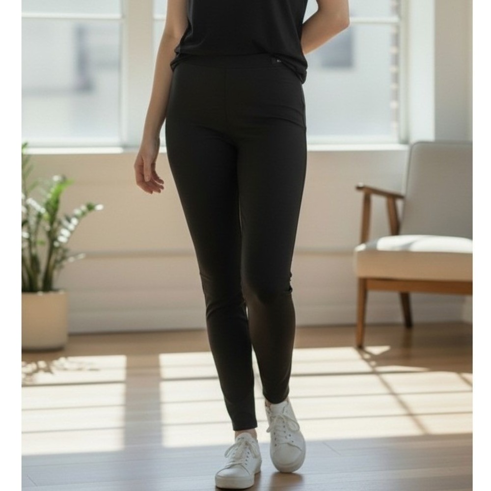 Ruti US 6 NWT (Ruti 1) BASIC NYLON  Leggings Umbrella Thickness Fabric Black